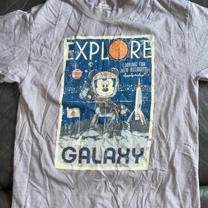 Walt Disney Mickey Mouse space shirt